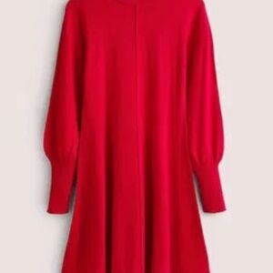 Boden Red Knit Dress